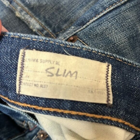 Ralph Lauren Denim & Supply RARE Men’s slim fit distressed jeans cotton - 31/34 - Picture 11 of 12